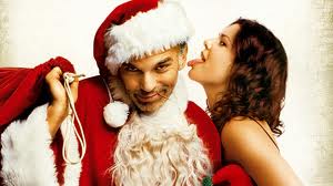 bad santa kiss