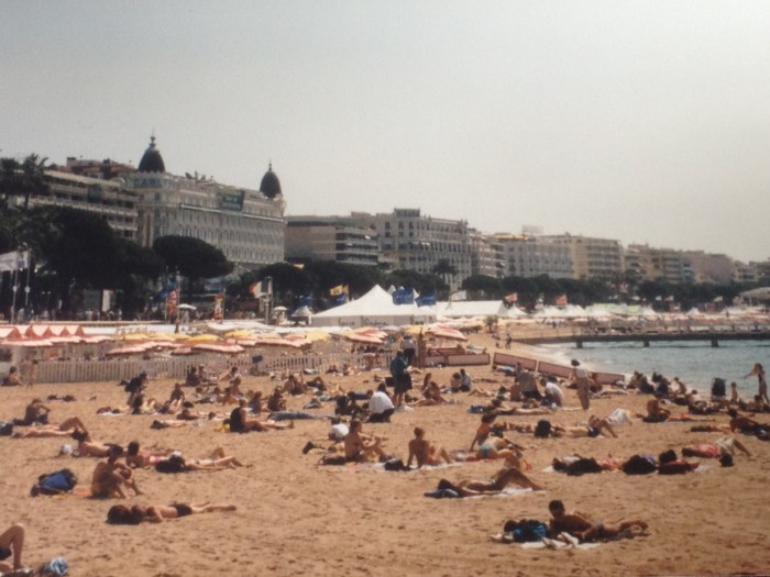 Cannes beach
