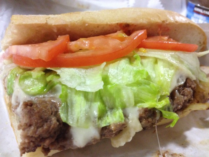 The White House Cheeseburger Sub