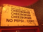 CHEEZBORGER Billy Goat Tavern Chicago Cubs