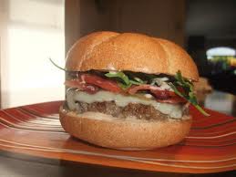 Sriracha Burger closeup