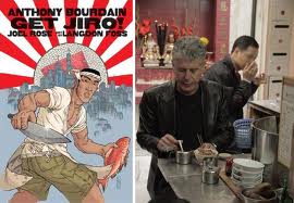 Bourdain sushi and novel