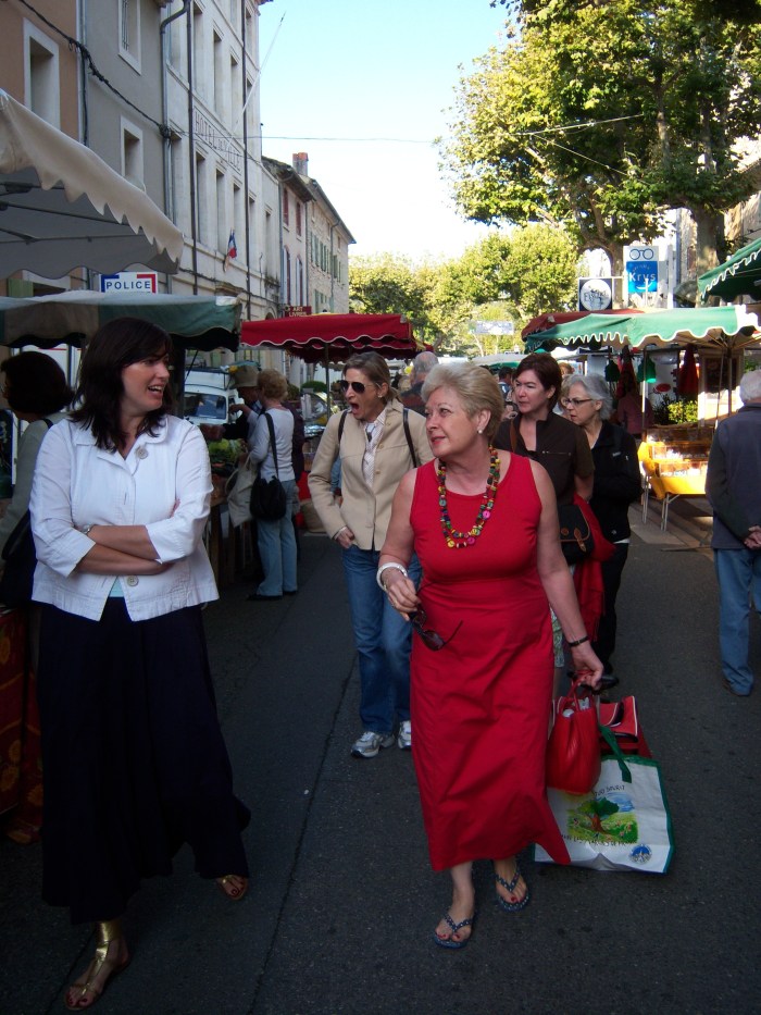 Alex Duda and Patricia Wells Market Shop