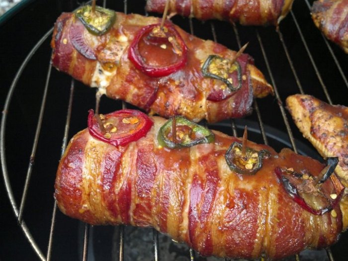 bacon wrapped chicken breasts