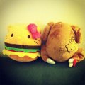 Cheeseburger Hello Kitty Doll