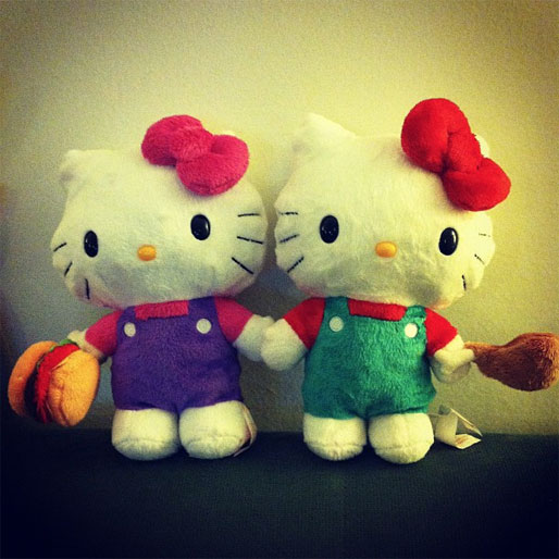 Hello Kitty Cheeseburger Plush Toy