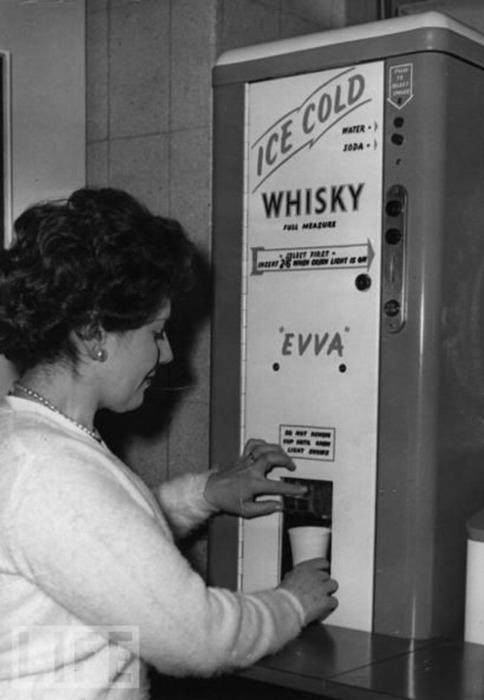 Whiskey vending machine