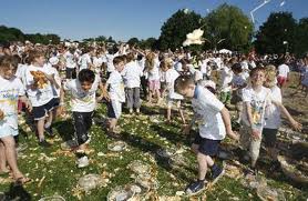 world's largest custard pie fight