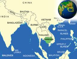 Cambodia map