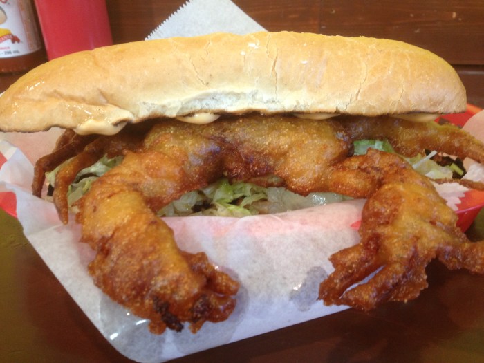 Soft Shell Crab Po'Boy