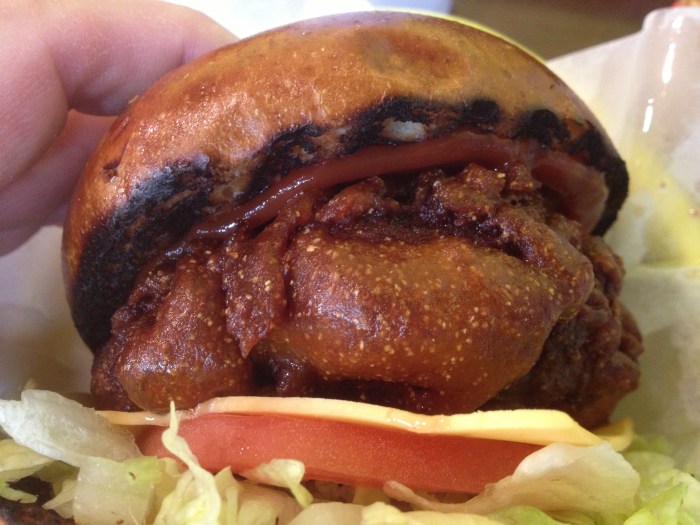 deep fried cheeseburger