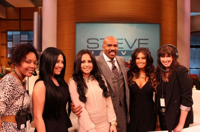 steve harvey, alex duda and jerseylicious cast