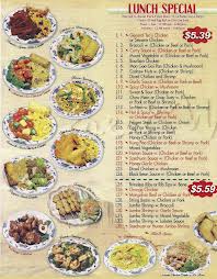 chinese food menu