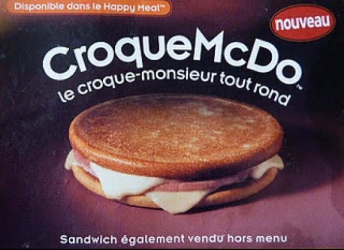 McDonalds CroqueMcDo