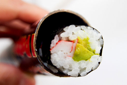 sushi in a tube