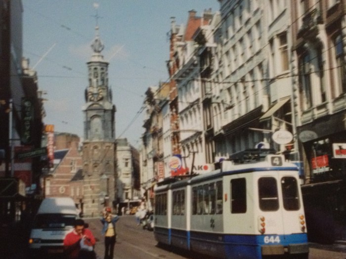Amsterdam street train