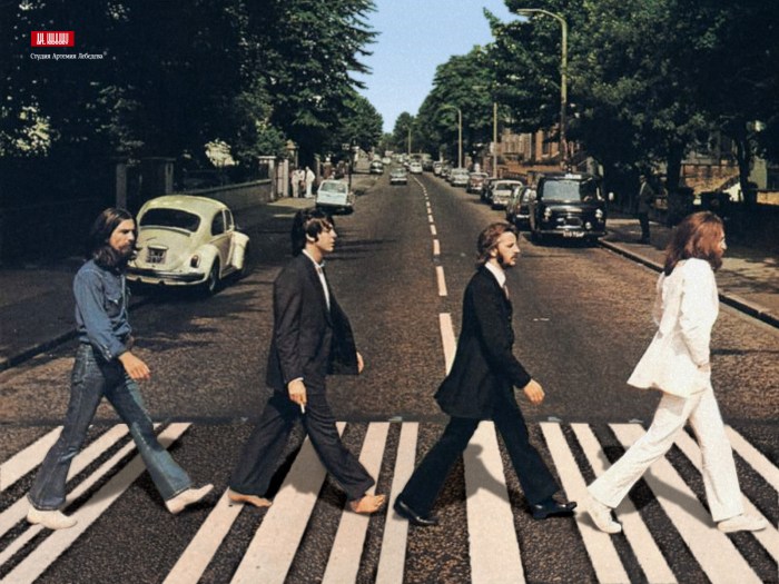 The Beatles Abbey Road photo