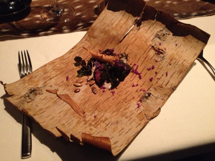 The Hunt menu fallen leaves