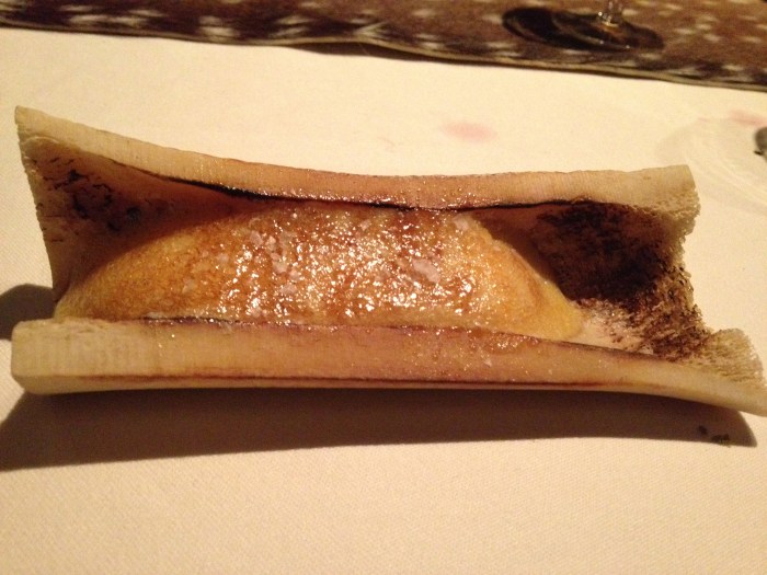 The Hunt menu marrow brulee