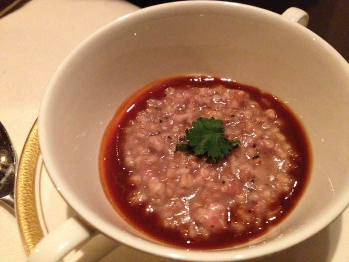 Next restaurant Hunt menu porridge