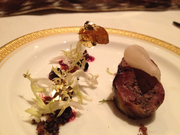 The Hunt menu woodcock and gold