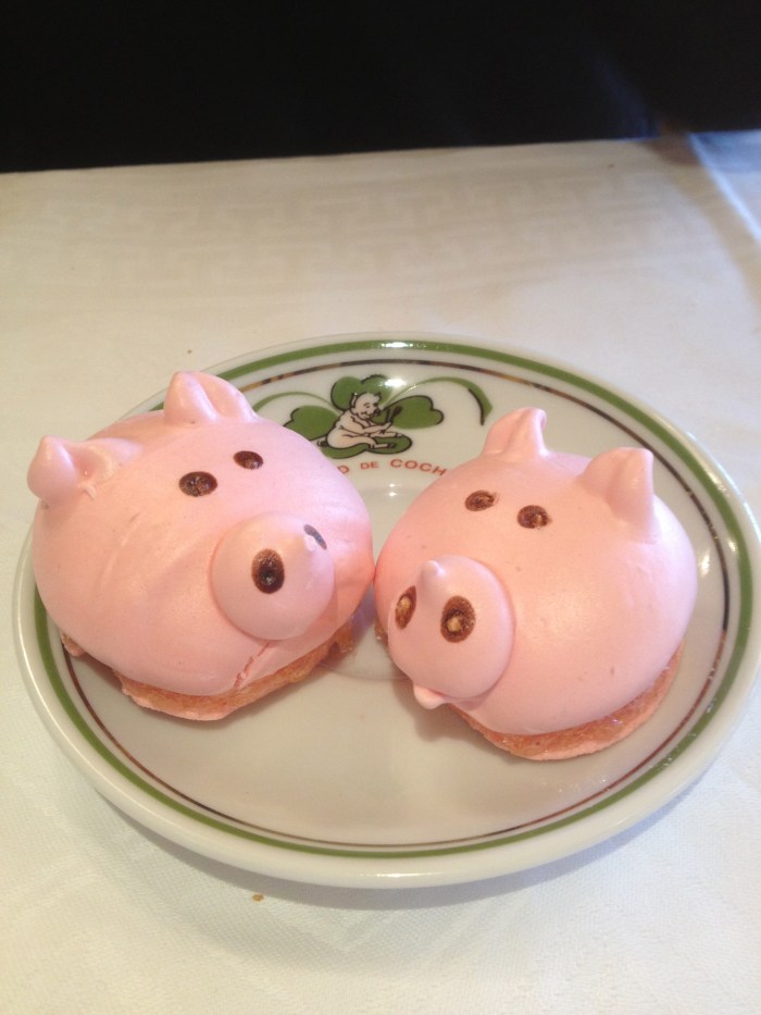 Au Pied de Cochon pig dessert