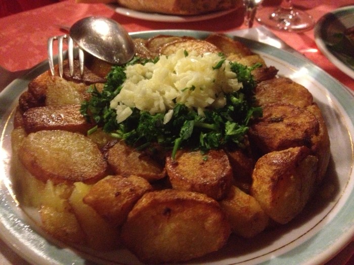 Chez L'Ami Louis potato cake