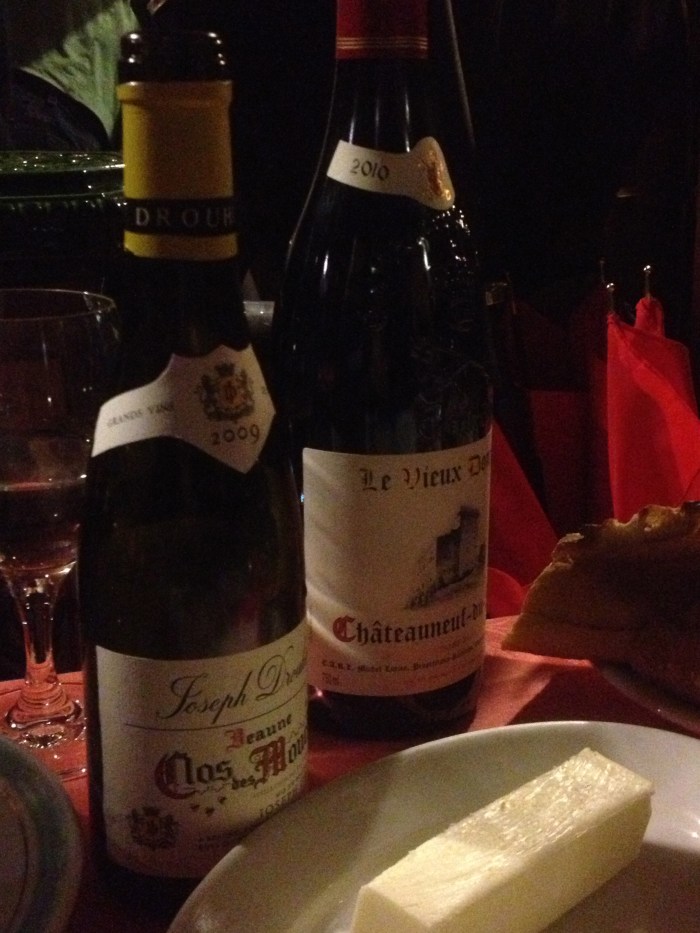 Chez L'Ami Louis wine selections