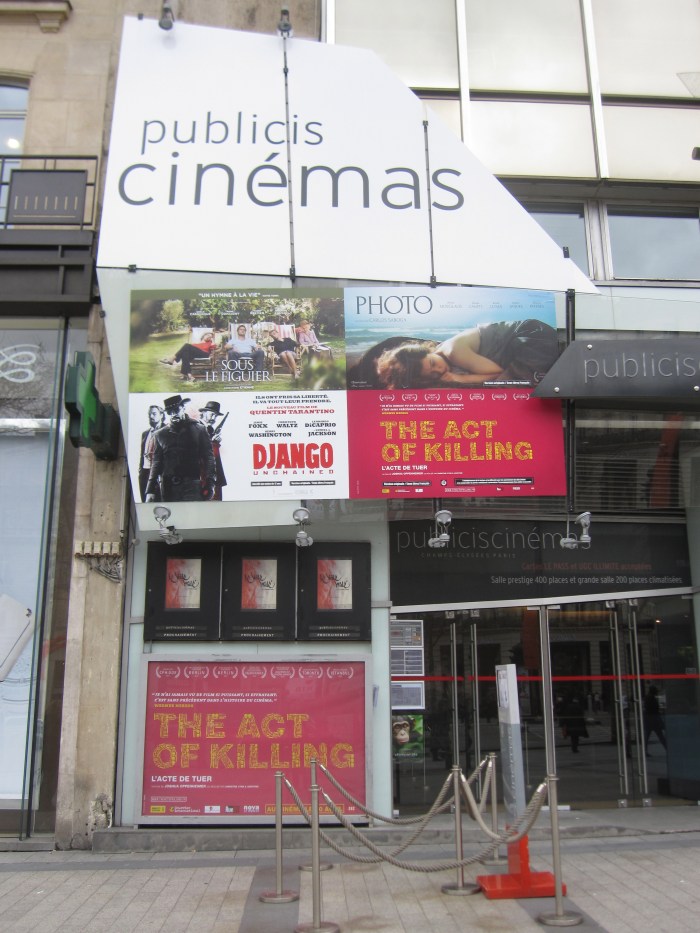 Django Unchained Paris Theater