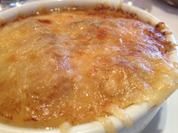 French Onion Soup Au Pied de Cochon