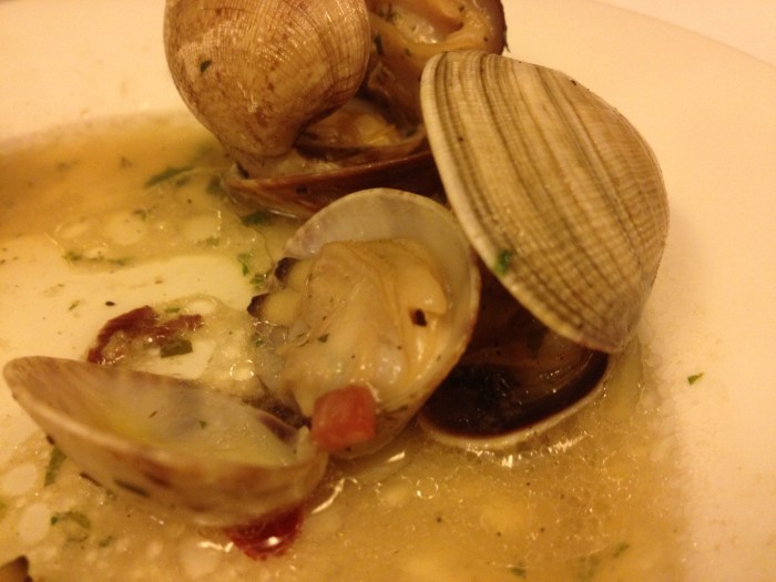 Barcelona tapas fresh clams