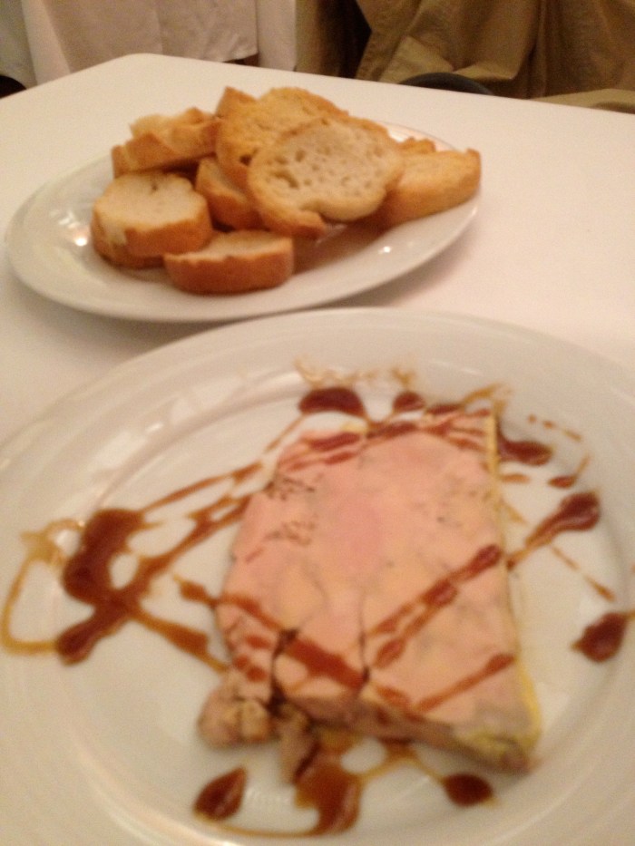 foie gras with toast