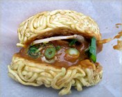 Japanese ramen burger