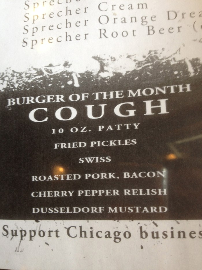 Kuma Too COUGH burger