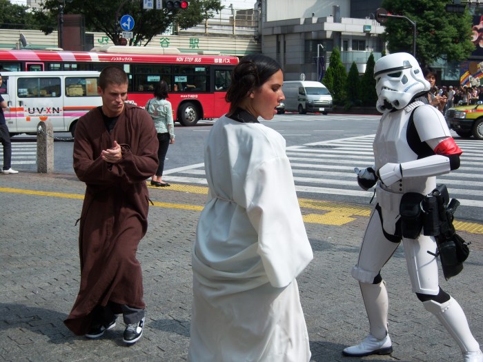 Olivia Munn Dancing Stormtrooper