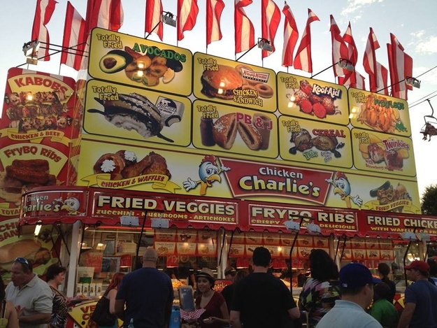 chicken charlie's booth