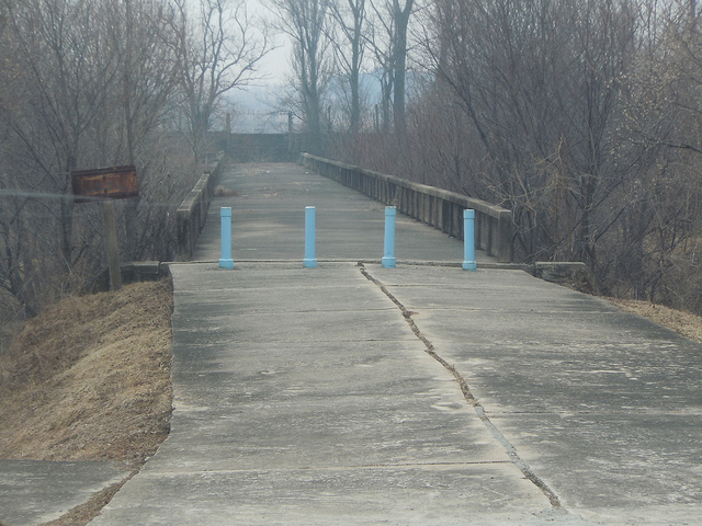 Korean bridge to nowhere