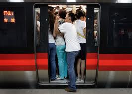 china subway crowds