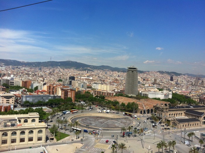 barcelona from the air