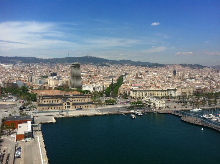 barcelona from tram