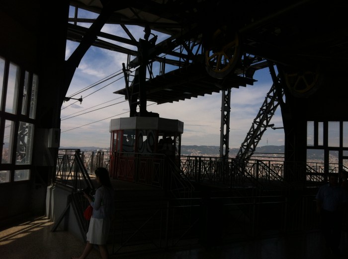 aerial tram tower interior