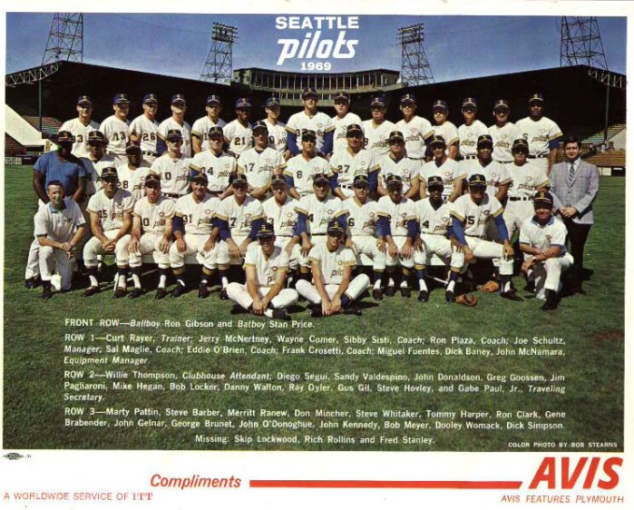 The 1969 Seattle Pilots