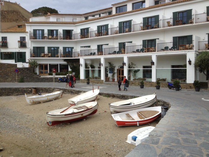 Cadaques boats on beach