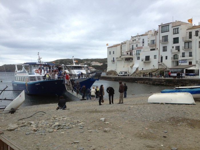 Cadaques ferry passengers