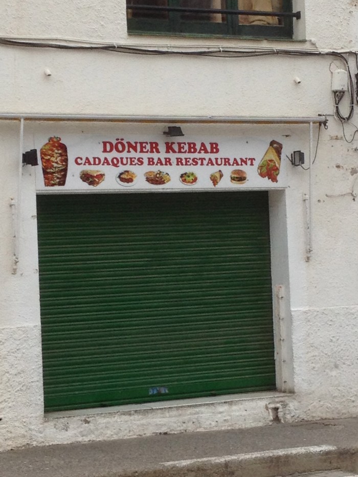 Cadaques kebab restaurant