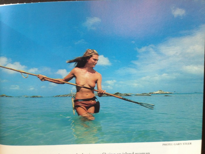 Castaway on a deserted island