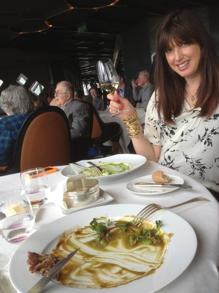 Eiffel Tower Jules Verne restaurant Alex Duda