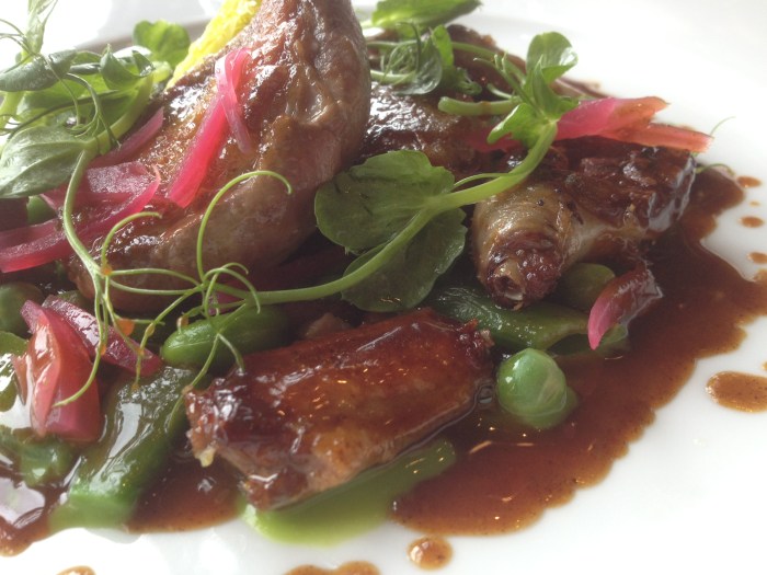 Jules Verne Paris two star restaurant lamb dish