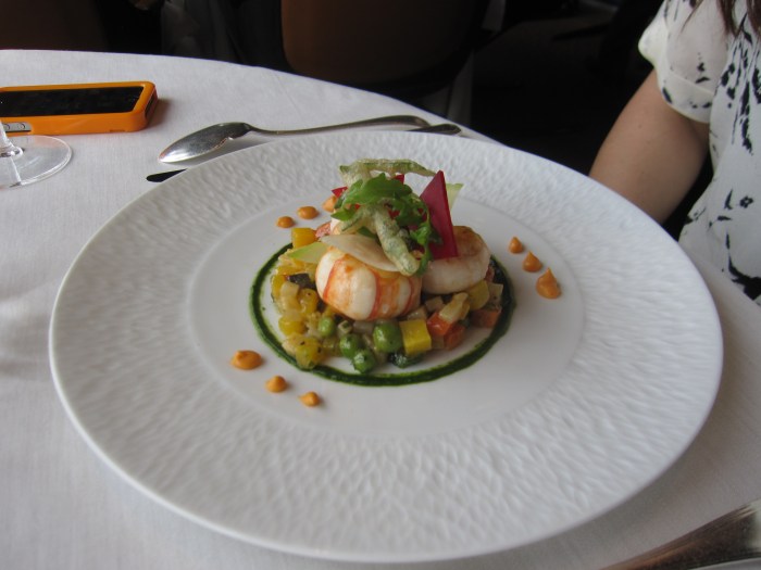 Jules Verne restaurant langoustine