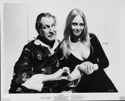 Linda Hayden and Vincent Price